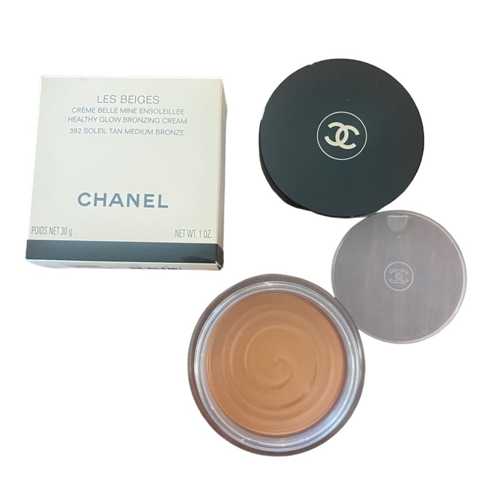 CHANEL (NEW )LES BEIGES HEALTHY GLOW CREAM BRONZER 392 SOLEIL TAN MEDIUM